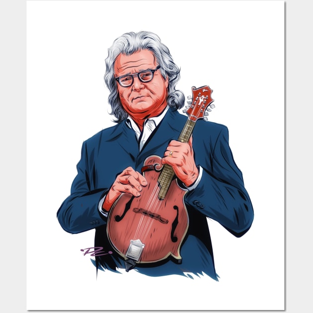 Ricky Skaggs - An illustration by Paul Cemmick Wall Art by PLAYDIGITAL2020